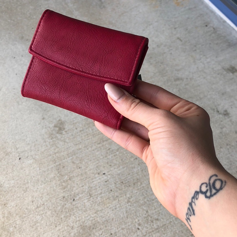 Burgundy Red Wallet NWT